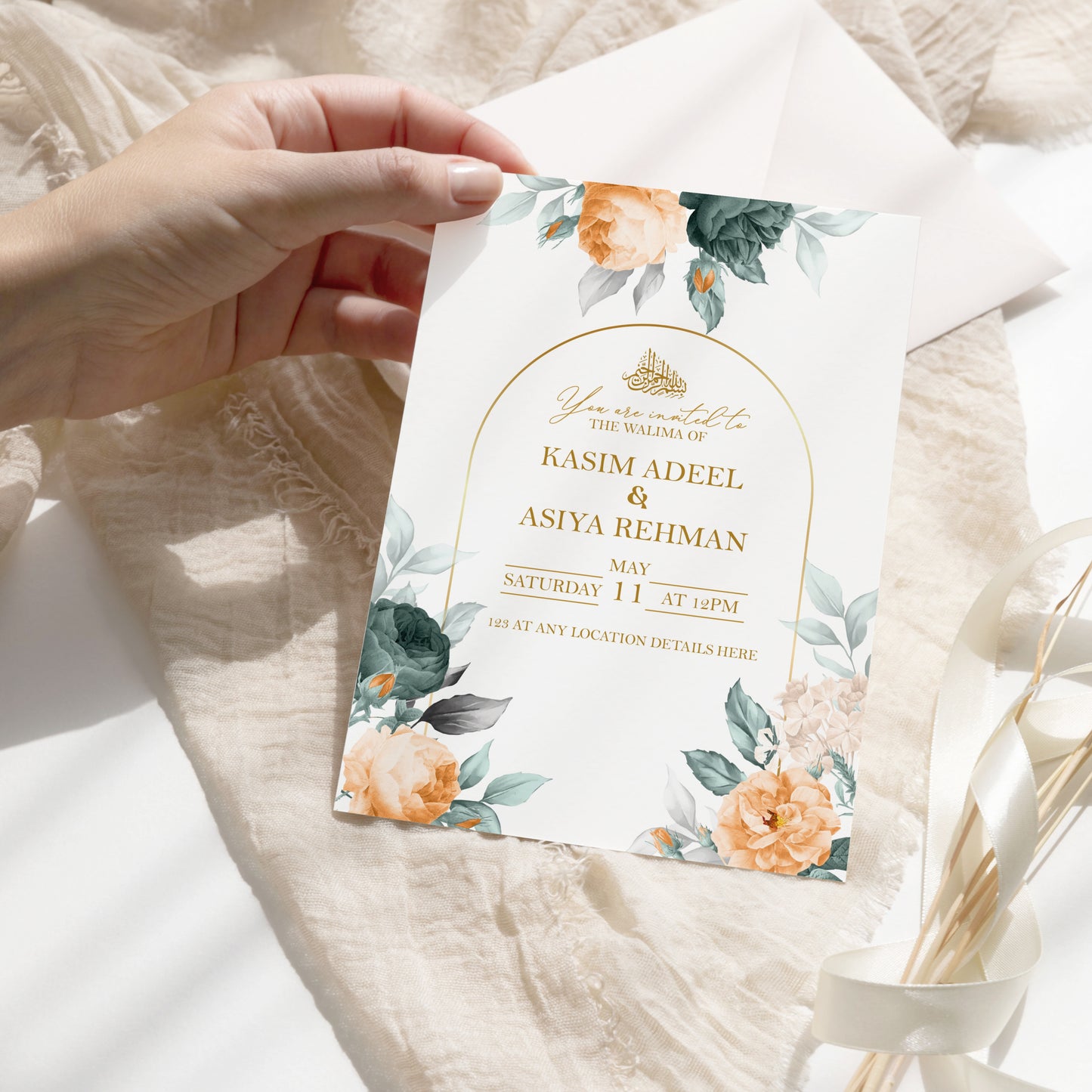 Azrah Wedding Invitation