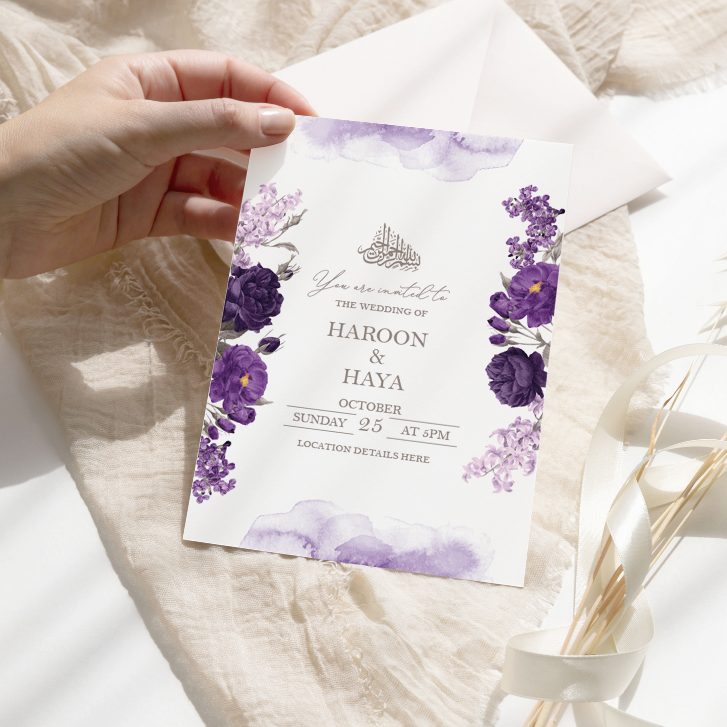 Laila Wedding Invitation