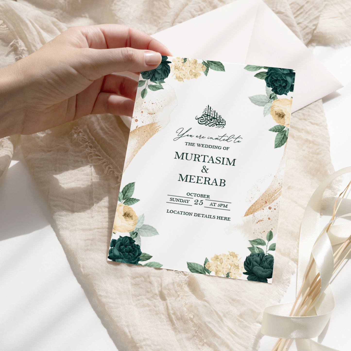 Duha Wedding Invitation