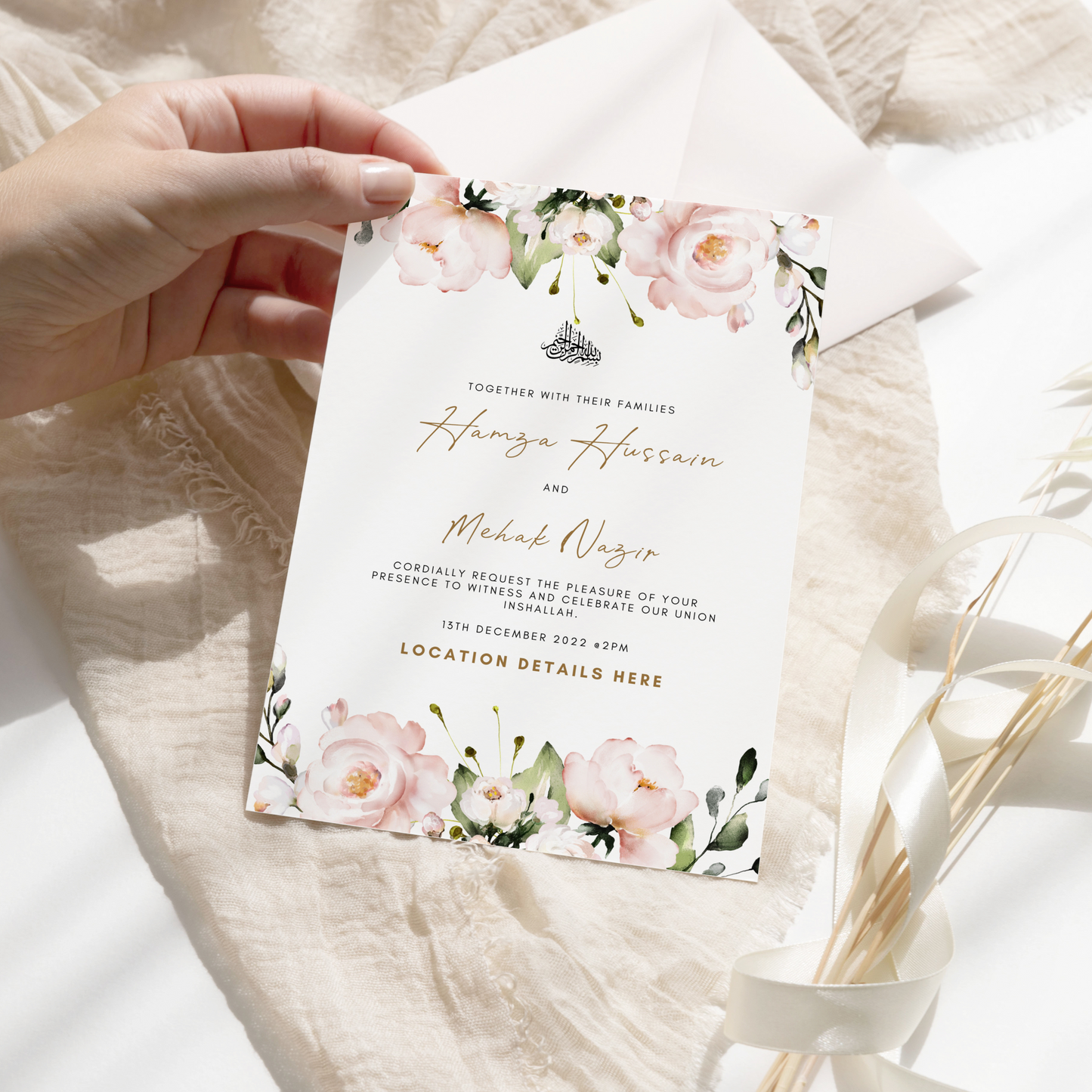 Aura Wedding Invitation