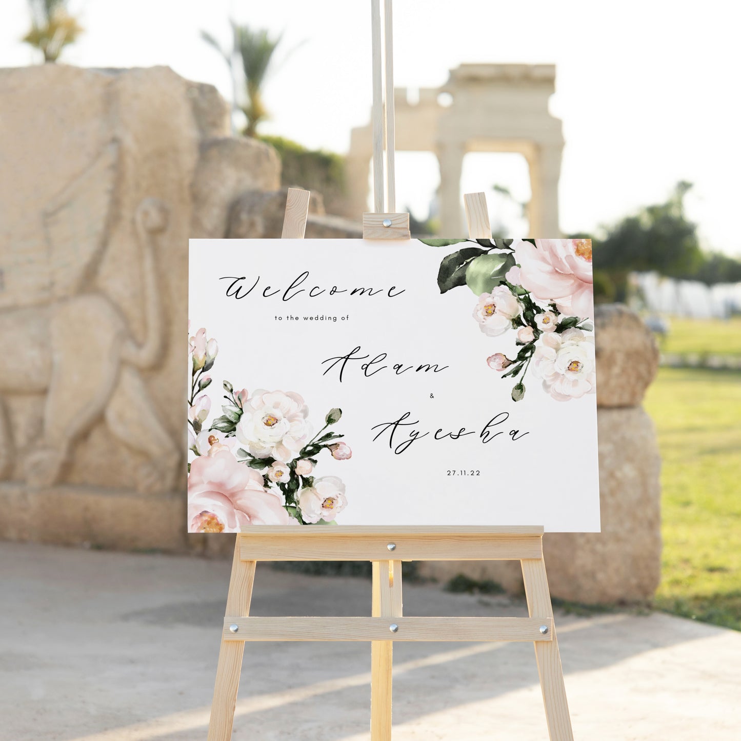 Elegance Wedding Sign