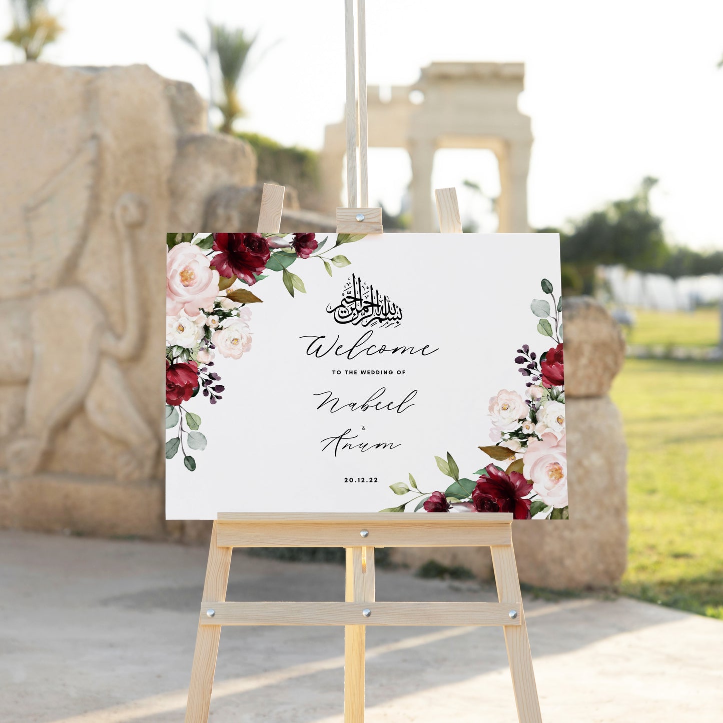 Ayesha Wedding Sign