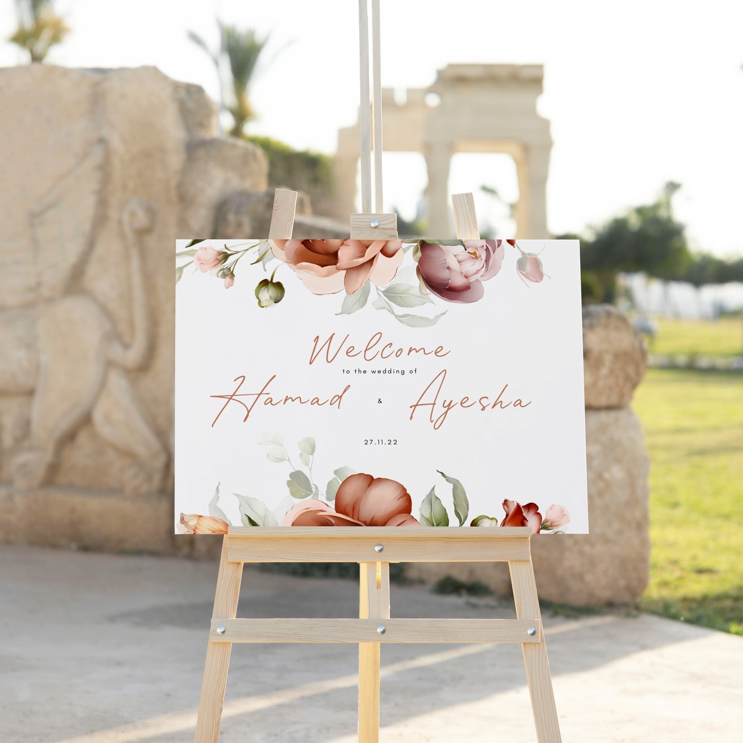 Hadi Wedding Sign