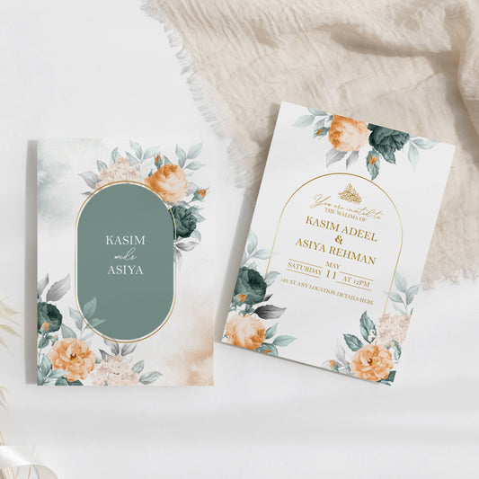 Azrah Wedding Invitation