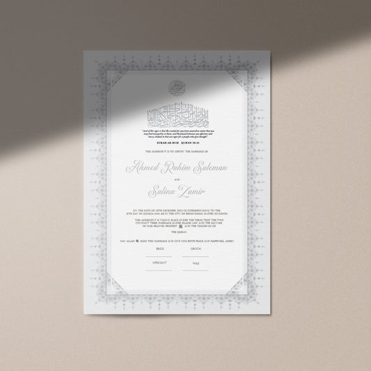 Laraib Nikkah Certificate