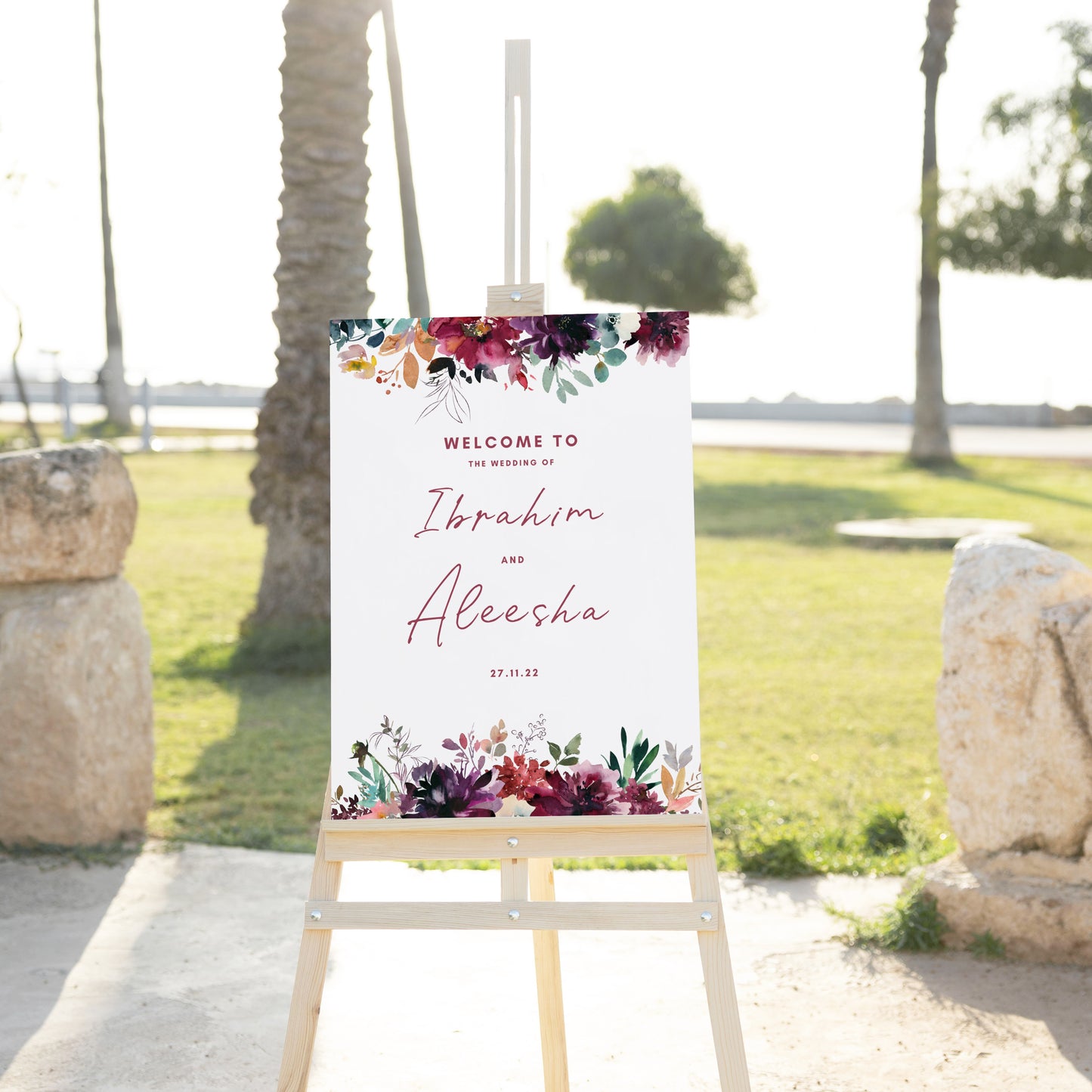 Aiza Wedding Sign