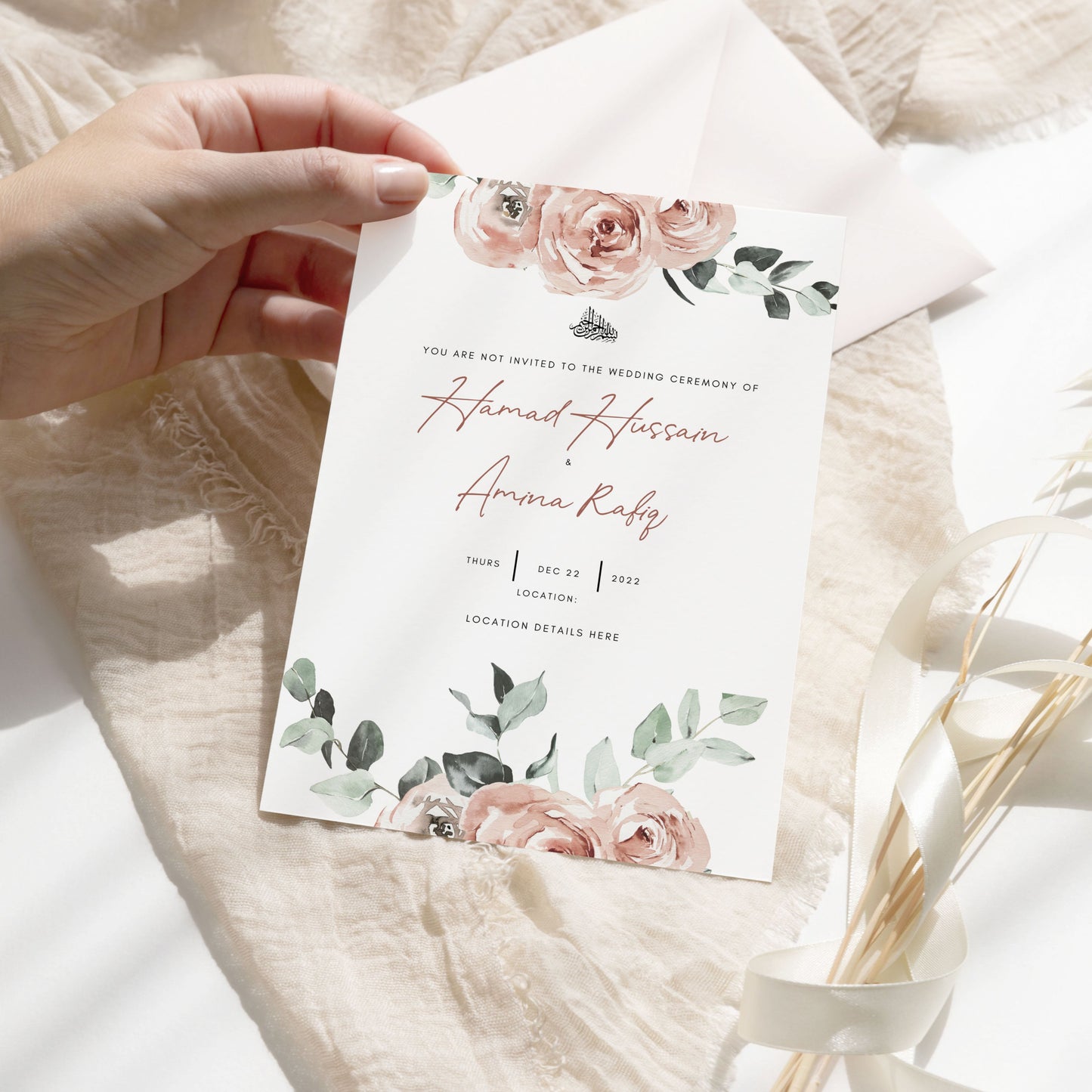 Humera Wedding Invitation